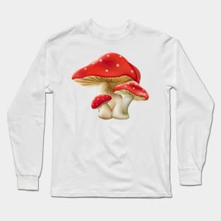 The Pretty Red Mushroom Long Sleeve T-Shirt